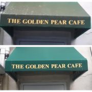 Golden Pear awning