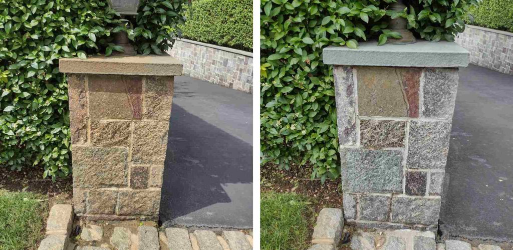 iron stains removed before and after