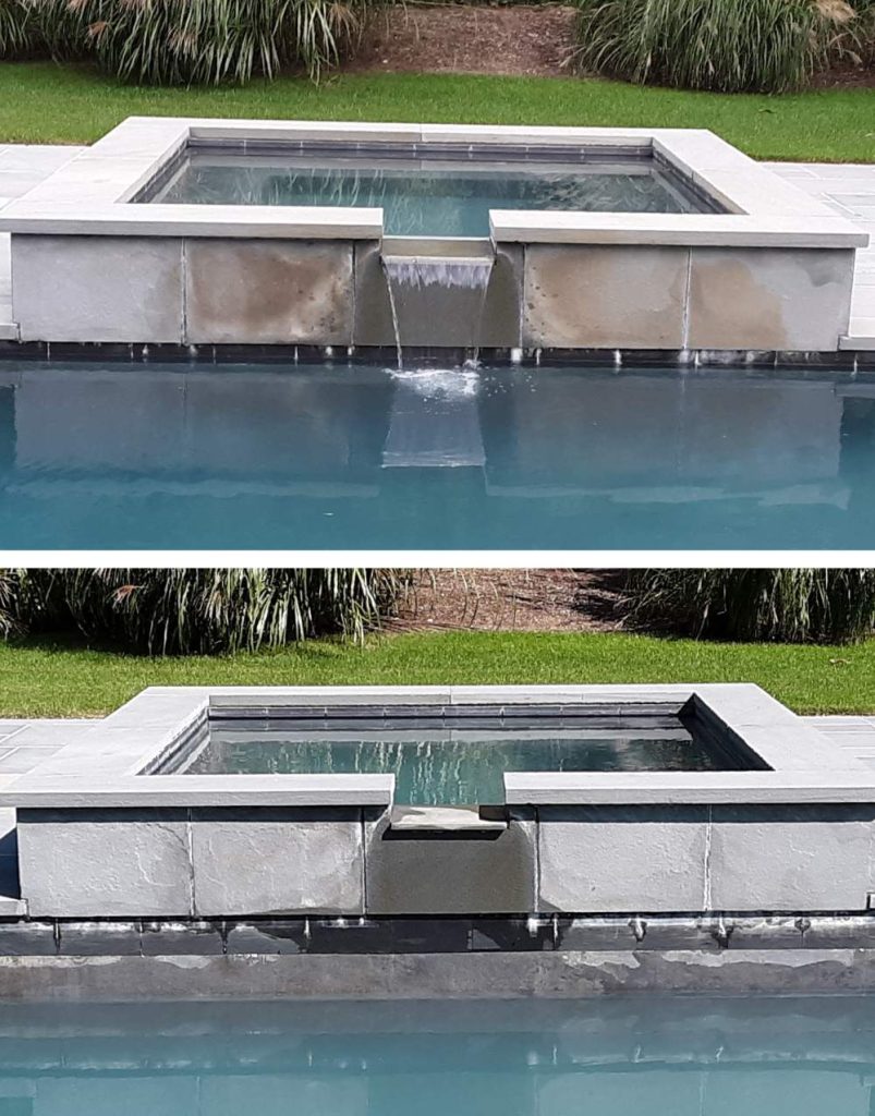iron stains removed before and after