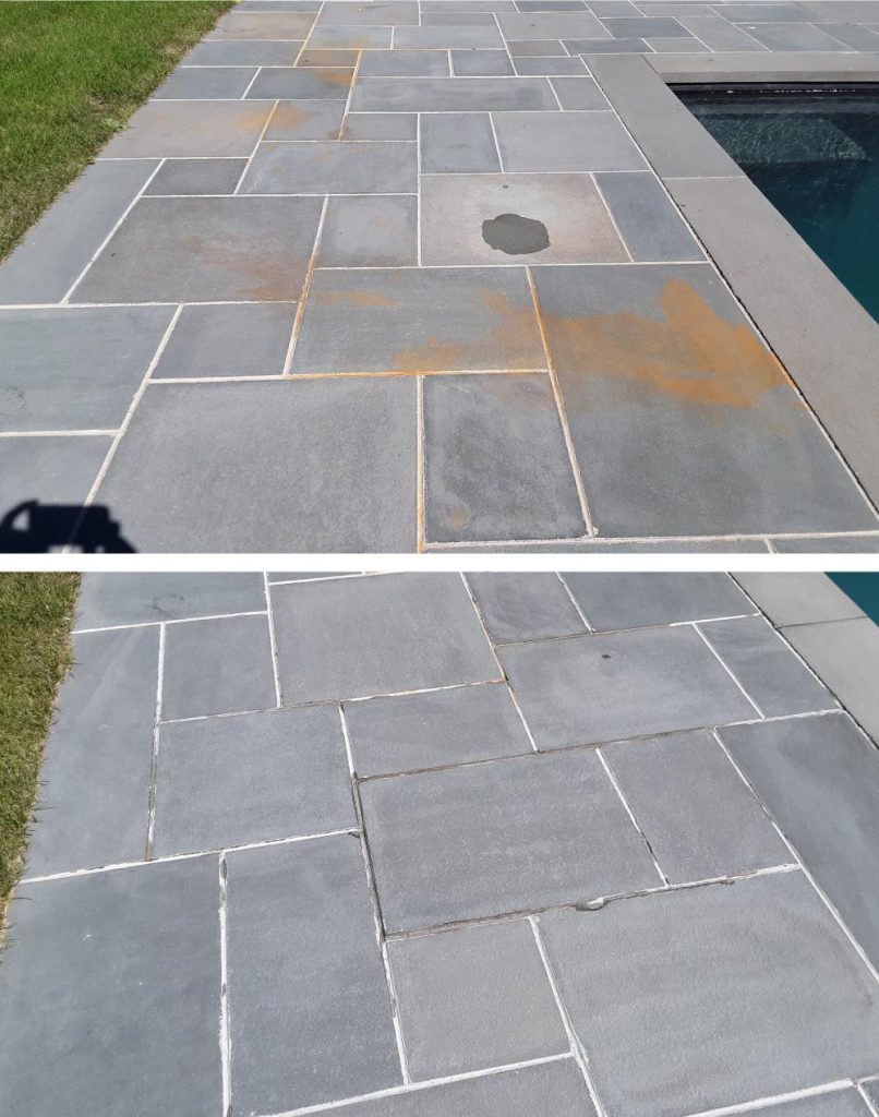 rust removed before and after
