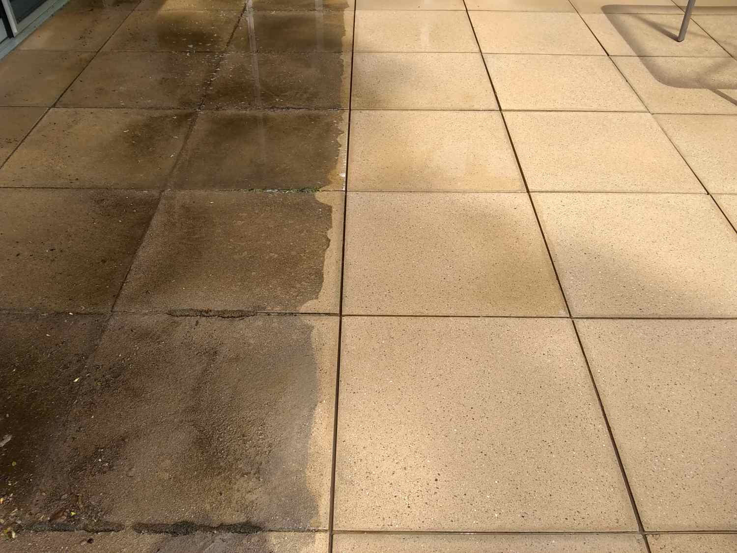 sand stone before and after